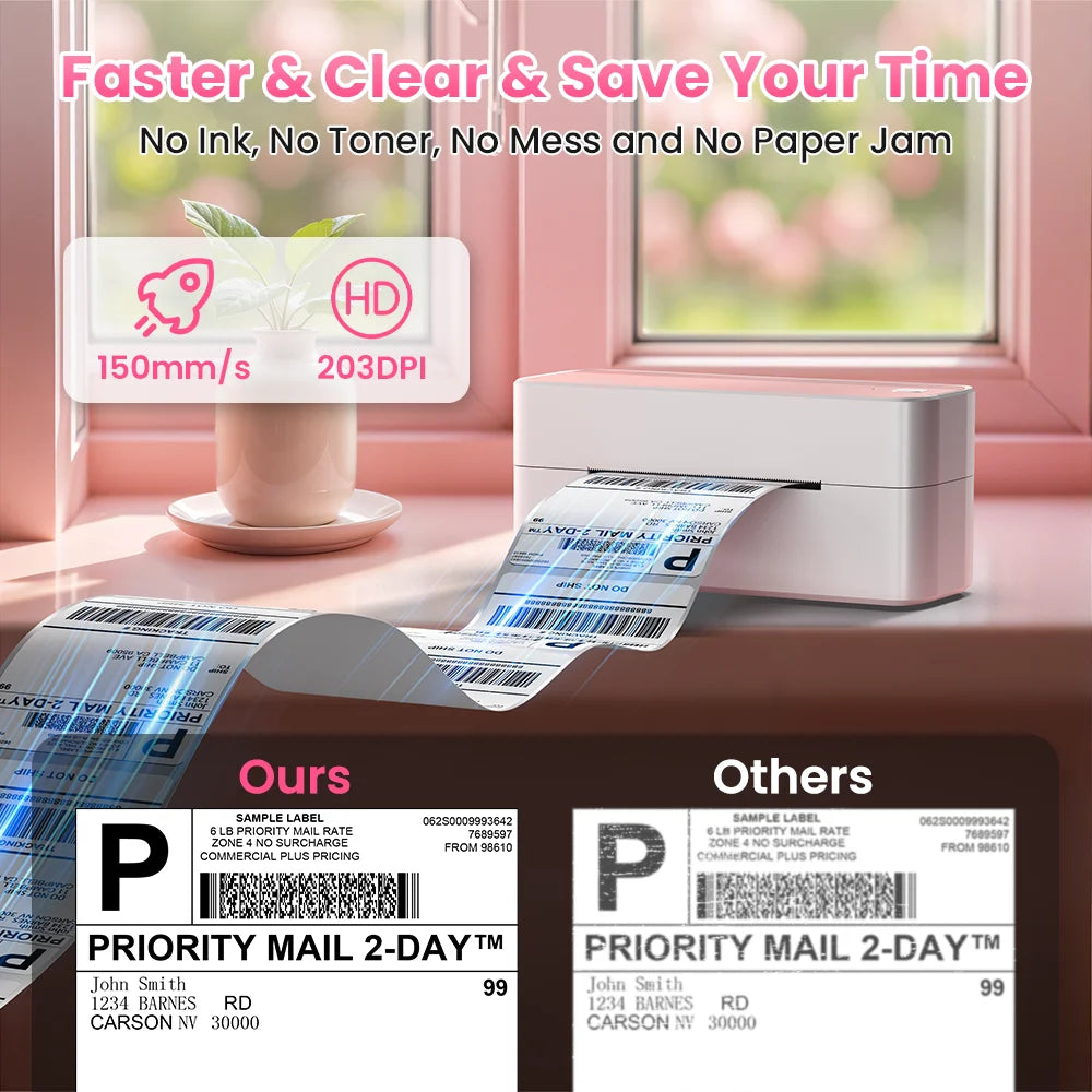 TEDDYPRINT Imprimante Étiquette