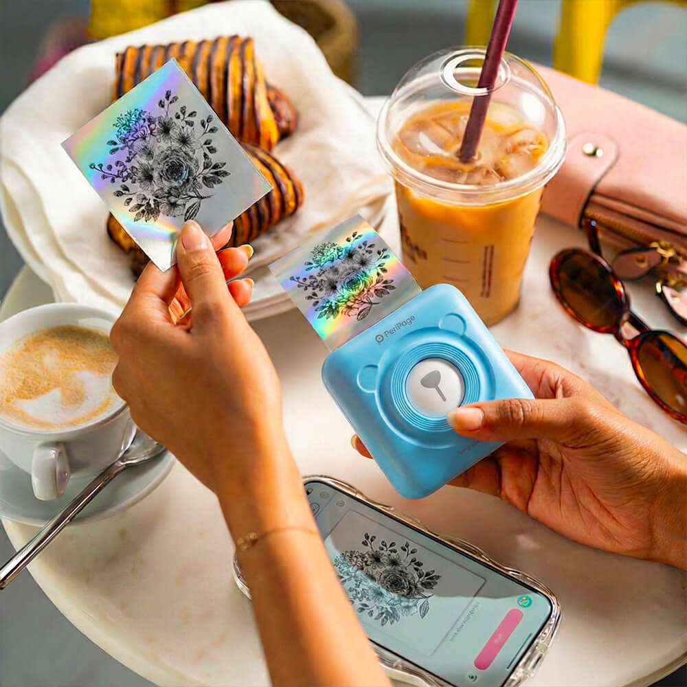 TEDDYPRINT® Papier Argenté 3 Rouleaux