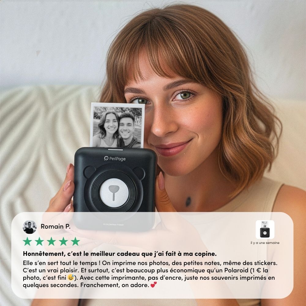 TEDDYPRINT Imprimante Portable